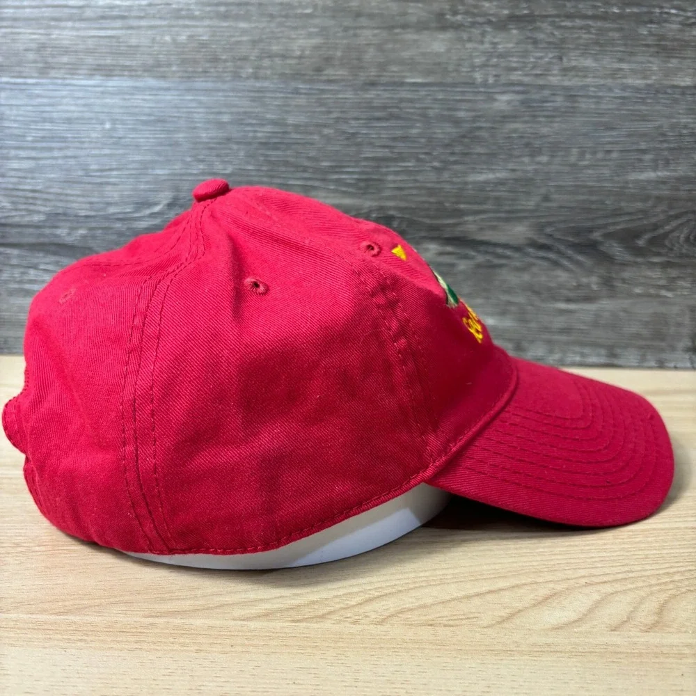 Sea Mountain Golf Hat Cap Strap Back‎ Red Sitka Alaska Adjustable